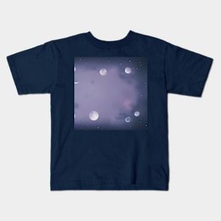 Night sky with moons Kids T-Shirt